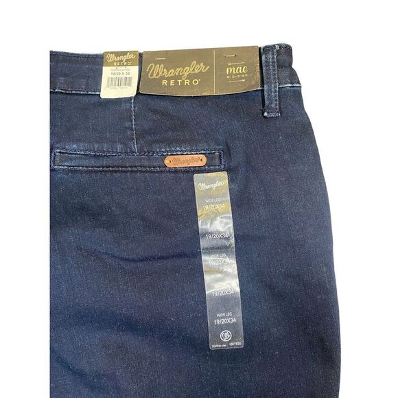 Wrangler Retro Women's Mae Wide Leg Jeans - 1009MWWAB - Picture 5 of 10